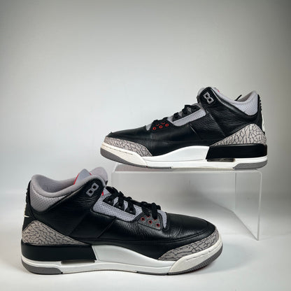 Jordan 3 Black Cement (2024) Size 10 USED s22256