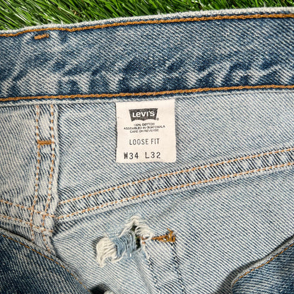 2001 Levi 545 Bronze Tab Blue Jeans Size 34 USED v17958