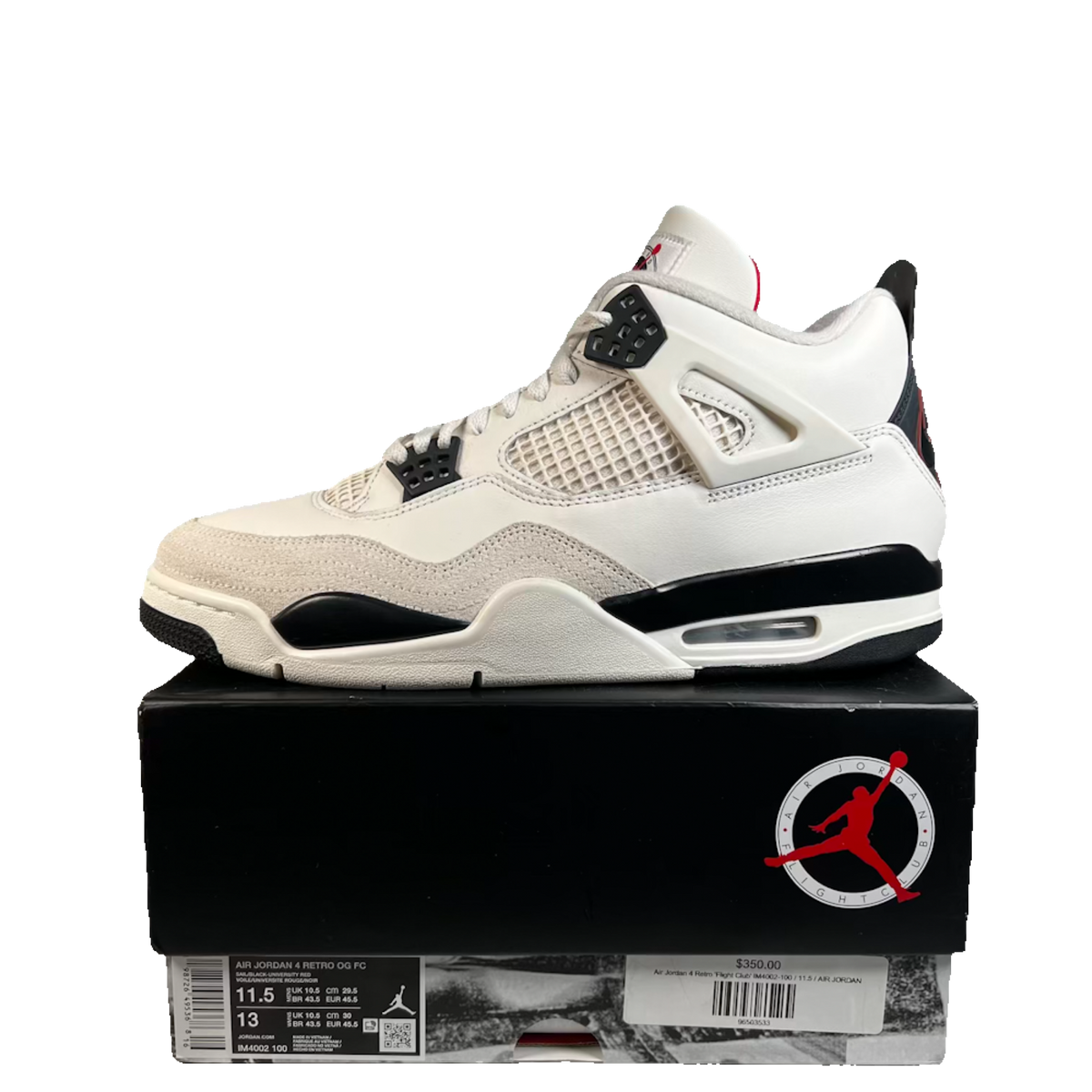 Jordan 4 Flight Club (2026) Size 11.5 USED s23449