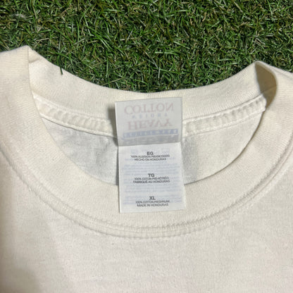 2000 Yankees World Series Champs Clubhouse Edition White Tee Size XL USED v16186