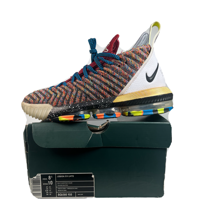 Lebron 16 What The 1 Thru 5 (2018) Size 8.5 USED s21868