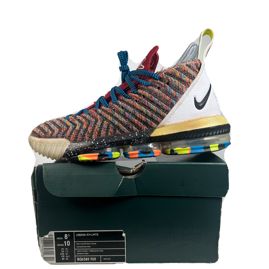 Lebron 16 What The 1 Thru 5 (2018) Size 8.5 USED s21868