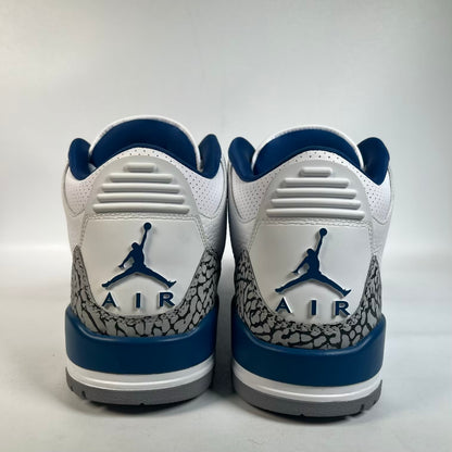 Jordan 3 Wizards (2023) Size 9 USED s23517