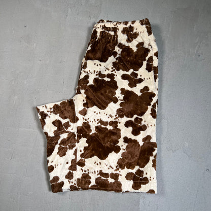 Supreme Faux Fur Cow Print Shorts Size Small USED x17611