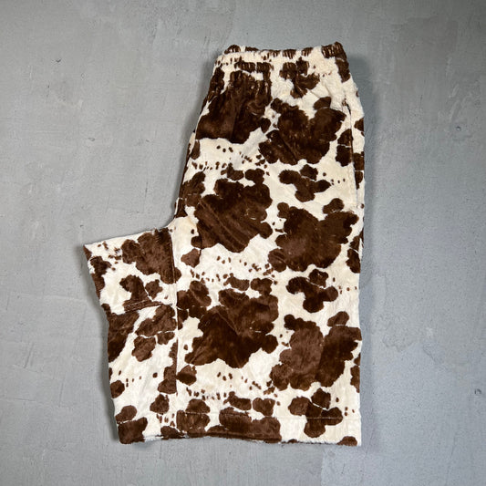 Supreme Faux Fur Cow Print Shorts Size Small USED x17611
