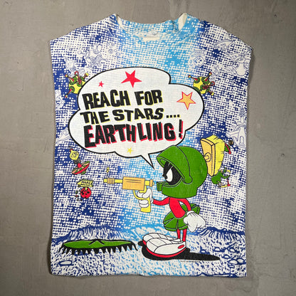 1993 Marvin the Martain Reach for the stars Full Print Size Medium USED v6326