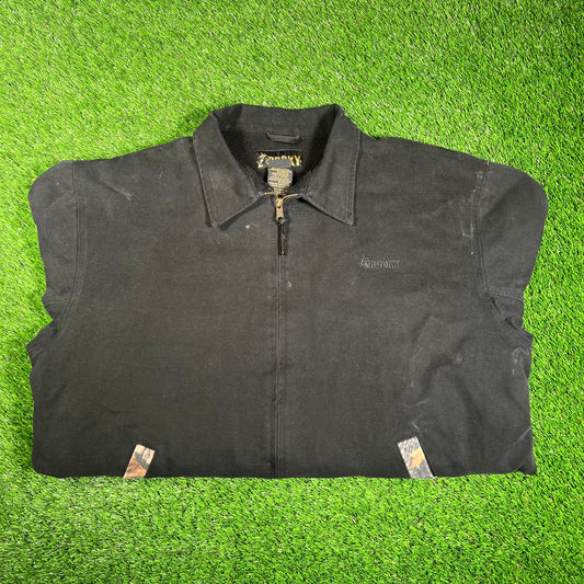 1990s Rocky Black/Real Tree Jacket Size XL USED v18212