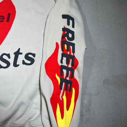 CPFM Kids See Ghost Kanye Cudi I feel Ghosts Tan Crewneck Size Large USED x3041