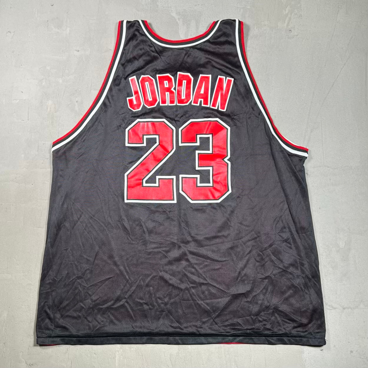 1990s Chicago Bulls Jordan 23 Reversible Champion Jersey Size 48 (XL) USED v20252
