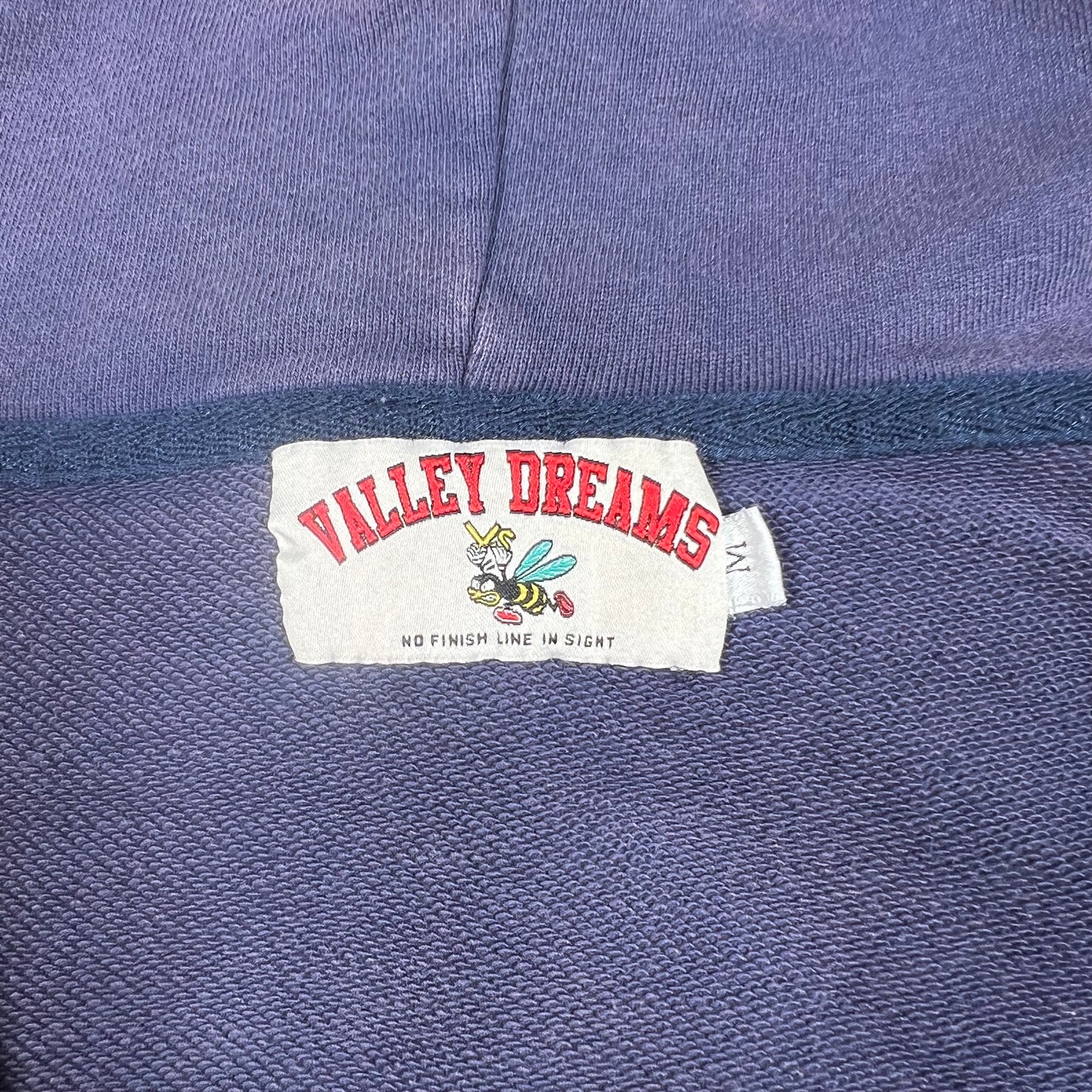 Vale "Army of Dreams" Purple Full Zip Hoodie Size Medium USED x15427