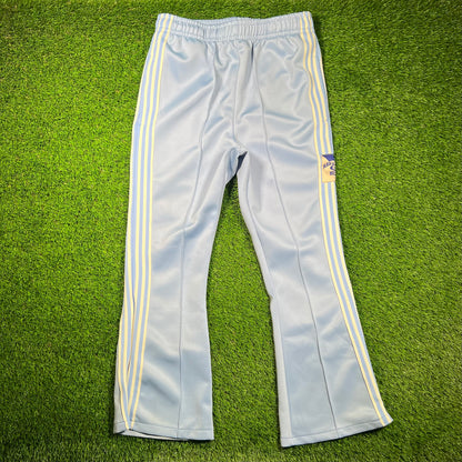 GV Gallery Raspberry Hills Light Blue Track Pants Size Medium USED x16403