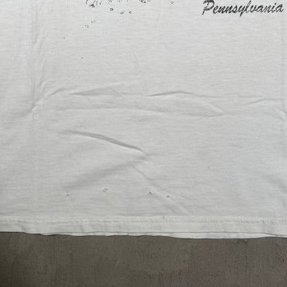 1990s Pennsylvania White Humor Tee Size Medium USED v20388