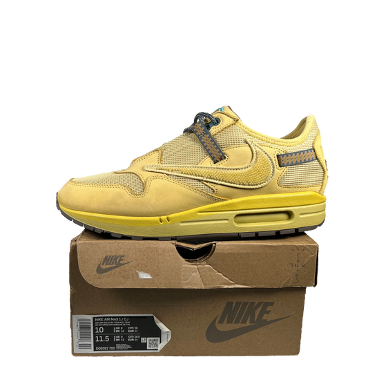 Nike Air Max 1 Travis Scott Saturn Gold (2022) Size 10 USED s19069