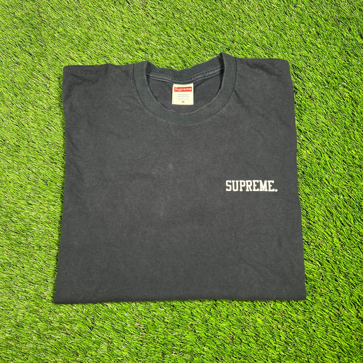 Supreme Fighter Navy Tee Size Medium USED x14342