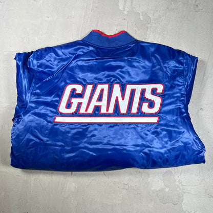 New York Giants Starter Statin Blue Varisty Jacket Size Large NEW v20302