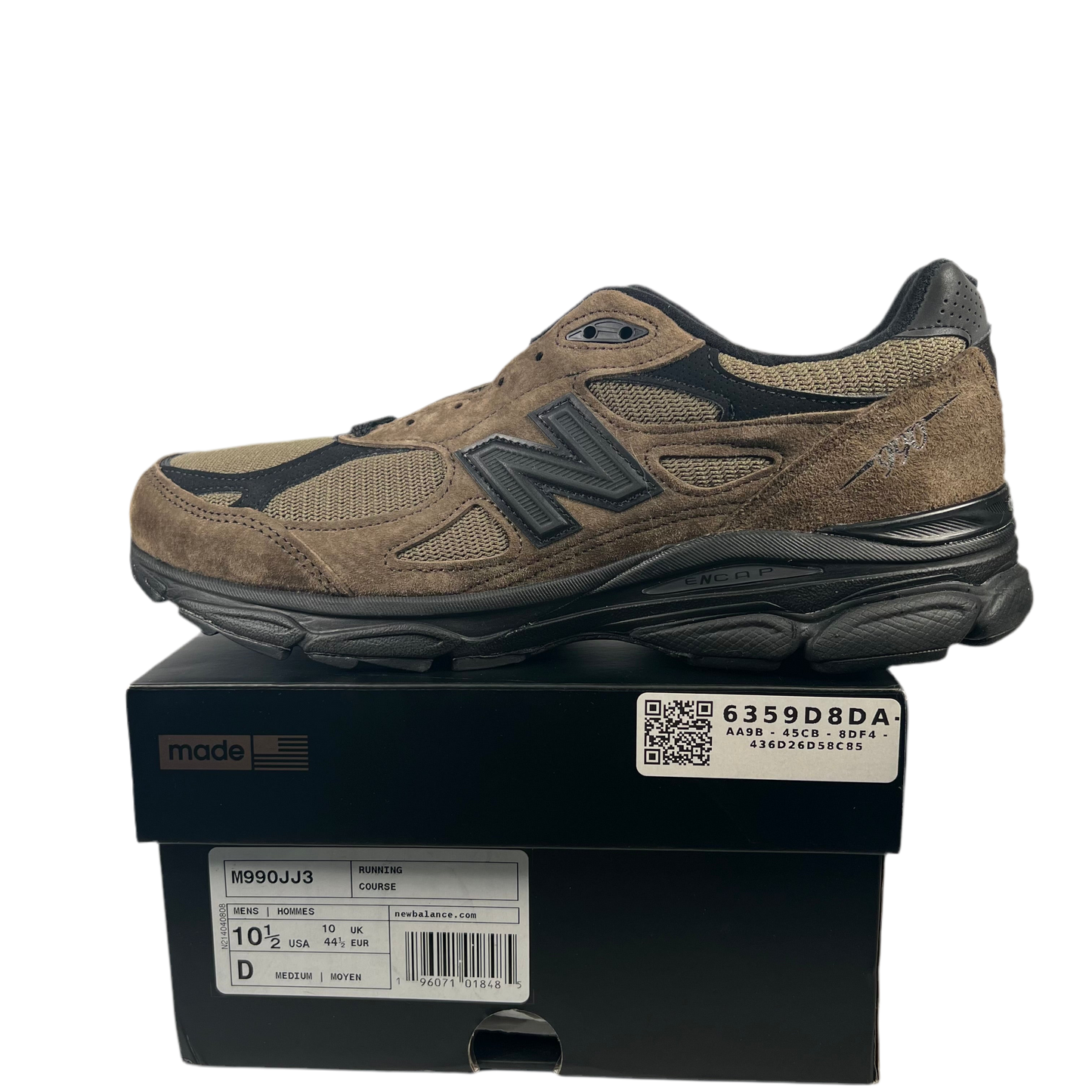 New Balance 990v3 JJJJound Brown Black (2022) Size 10.5 NEW s18548
