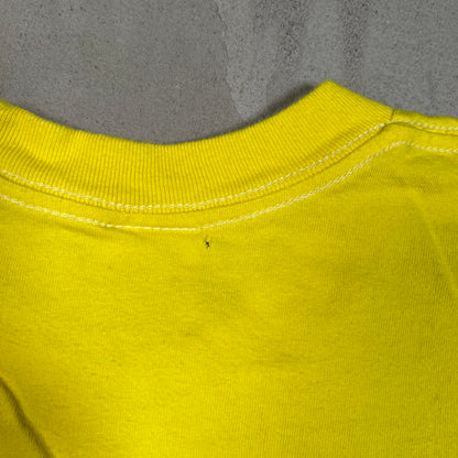 Supreme Ludens Yellow Tee Size Large USED x17635