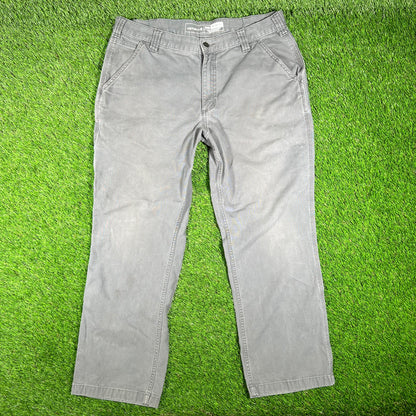 Carhartt Relaxed Fit Grey Pant Size 36x30 USED v16899