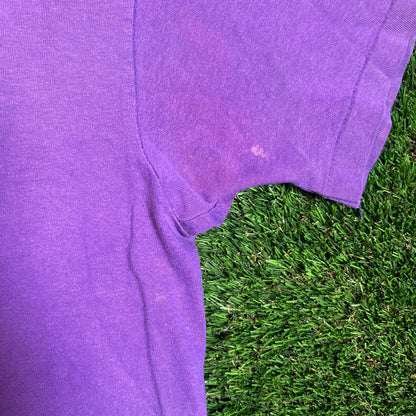 1990s Hard Rock Cafe Purple Tee Size Large USED v18891