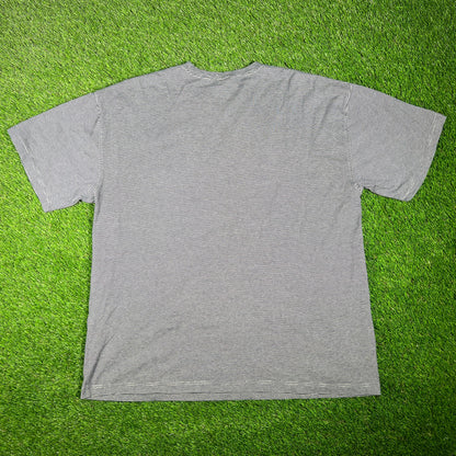 1999 Marvin the Martian "What Plant are you From?" Striped Pocket Tee Size XXL USED v17540