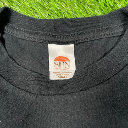 2008 Counting Crows Saturday Nights Empire State Black Tee Size Small USED v17169