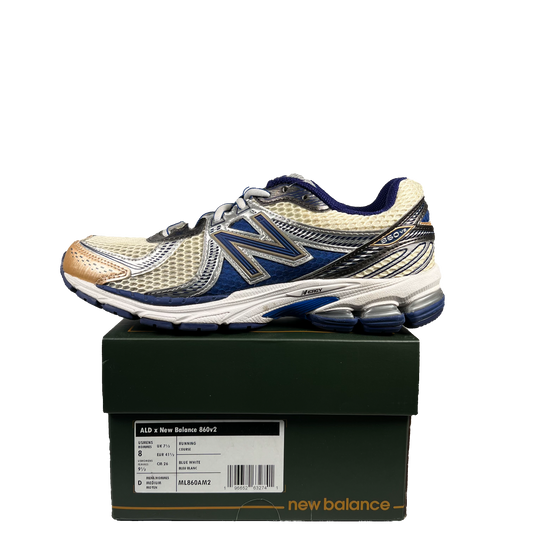 New Balance 860v2 Aime Leon Dore Blue Size 8 USED s14299