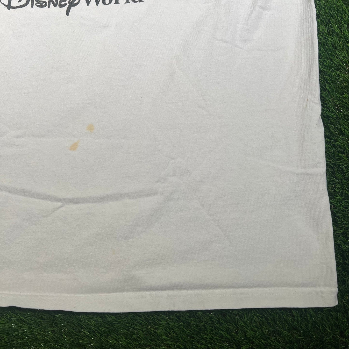 1990s Walt Disney World Four Micky Mouse White Tee Size XL USED v17726