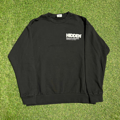Hidden HY Magazine for Enthusiasts Black Crewneck Size Small USED x13495