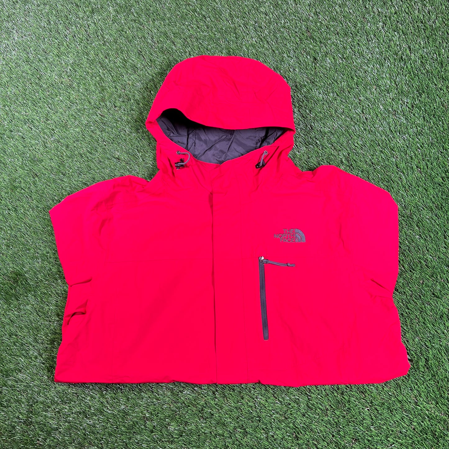North Face Hyvent Red Light Weight Jacket Size Medium USED v17781