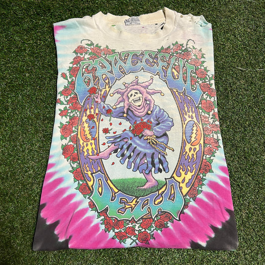1993 Grateful Dead Dancing Jester Endless Tour Tee Size XL USED v16297