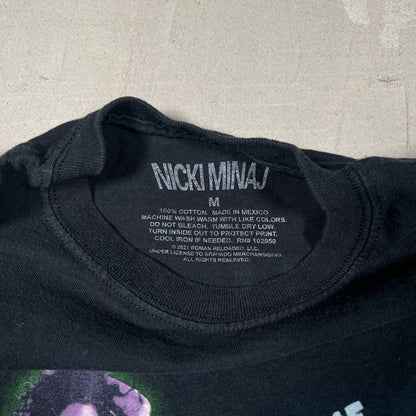 Nicki Minaj Beam Me Up Scotty Black Tee Size Medium USED x17215