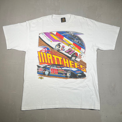 2000 Lance Mathees Racing Tee Size XL USED v18977