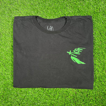 Modern Korn Black Album Art Tee Size XXL USED v17499