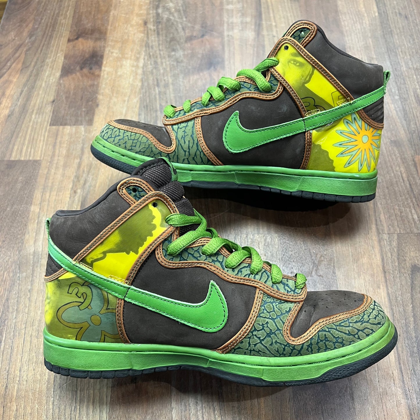 Nike SB Dunk High De La Soul 2005 Size 9 USED s16030