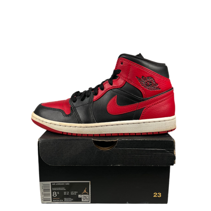Jordan 1 Mid Banned (2020) Size 8.5 USED s18761