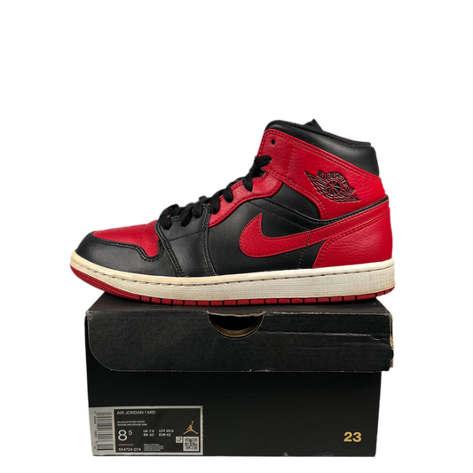 Jordan 1 Mid Banned (2020) Size 8.5 USED s18761