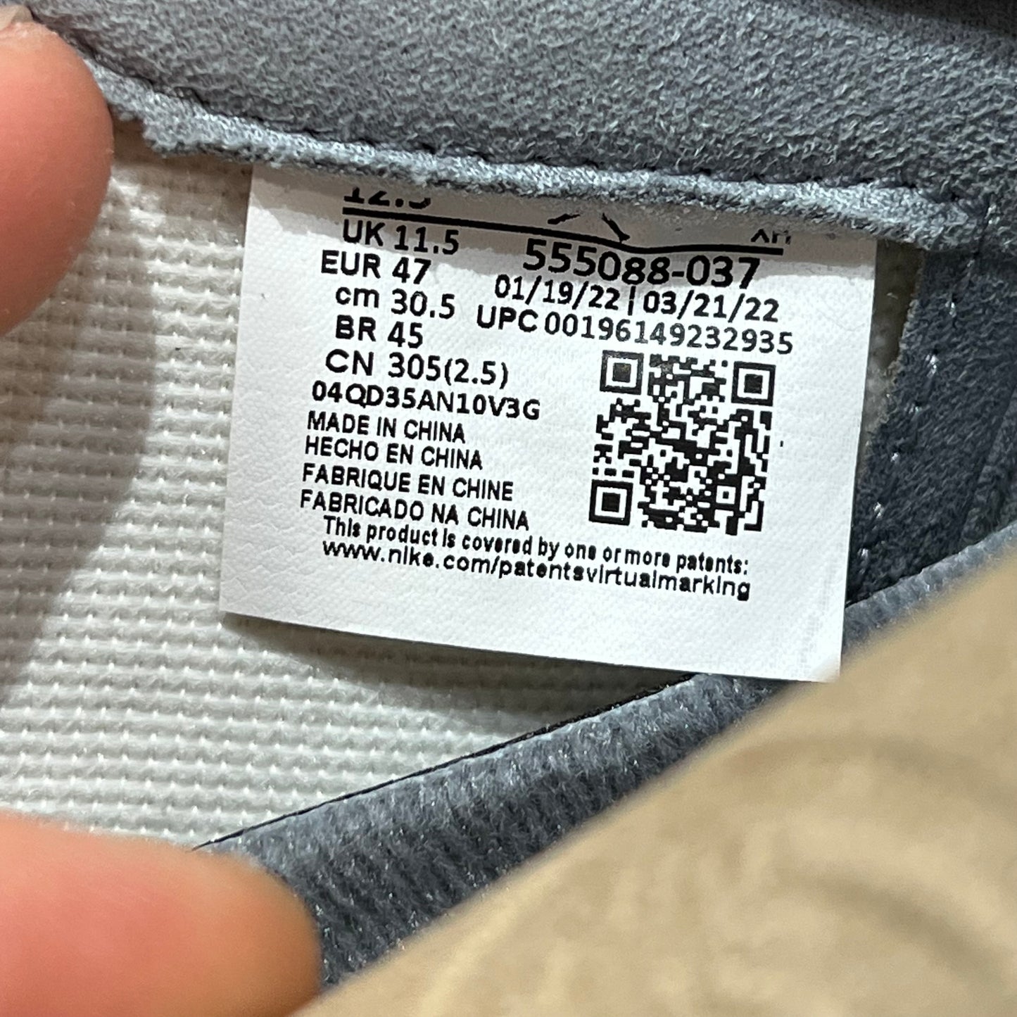 Jordan 1 Stealth (2022) Size 12.5 NEW s21775