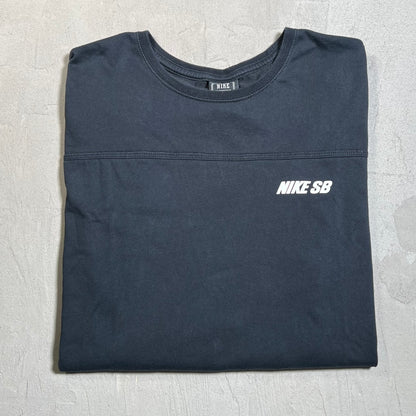 2006 Nike SB Send Help Promo Black Tee Size Large USED v19580