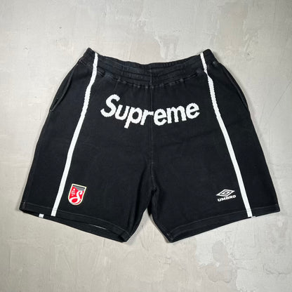 Supreme Umbro Knit Soccer Short Black (2025) Size Large USED x18230
