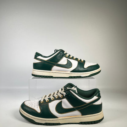 Nike Dunk Low Michigan State Custom Gold Eyelets Size 8.5 USED s6874