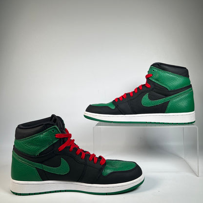 Jordan 1 High Pine Green Black (2020) Size 10 USED s20981