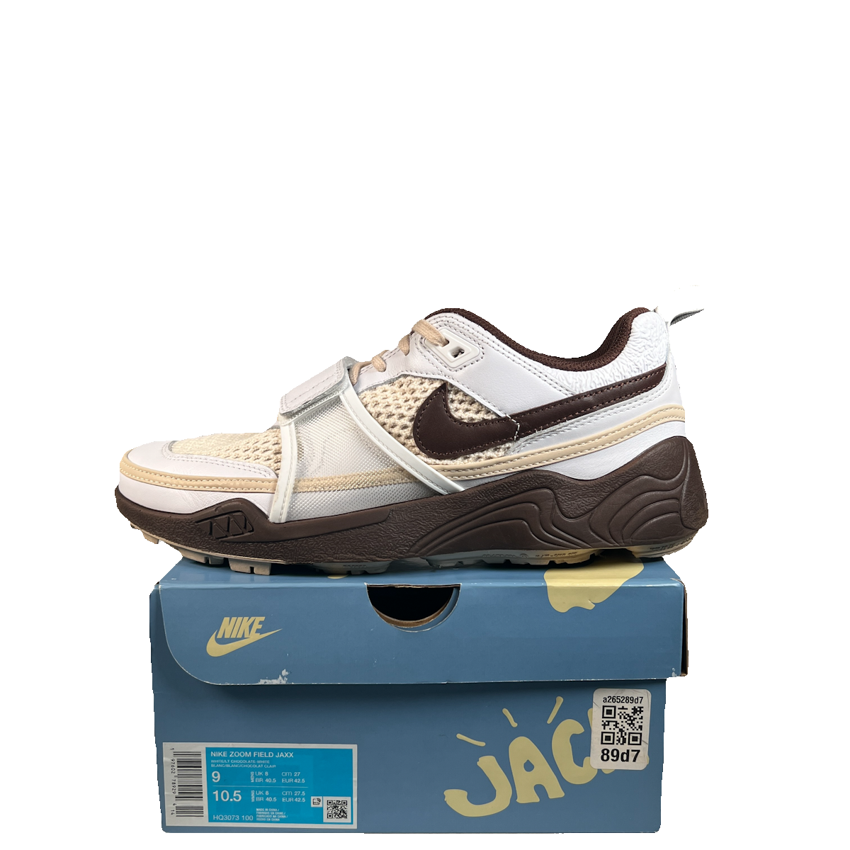 Nike Zoom Field Jaxx Travis Scott Light Chocolate (2025) Size 9 USED S23034