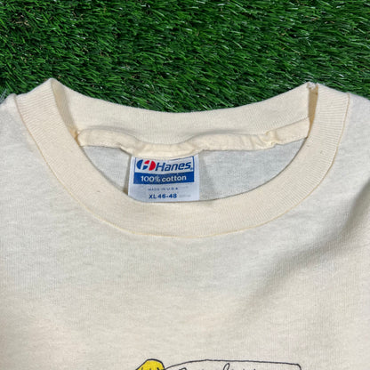 1984 Far Side Comics "Boneless Chicken" Tee Size XL USED v18436