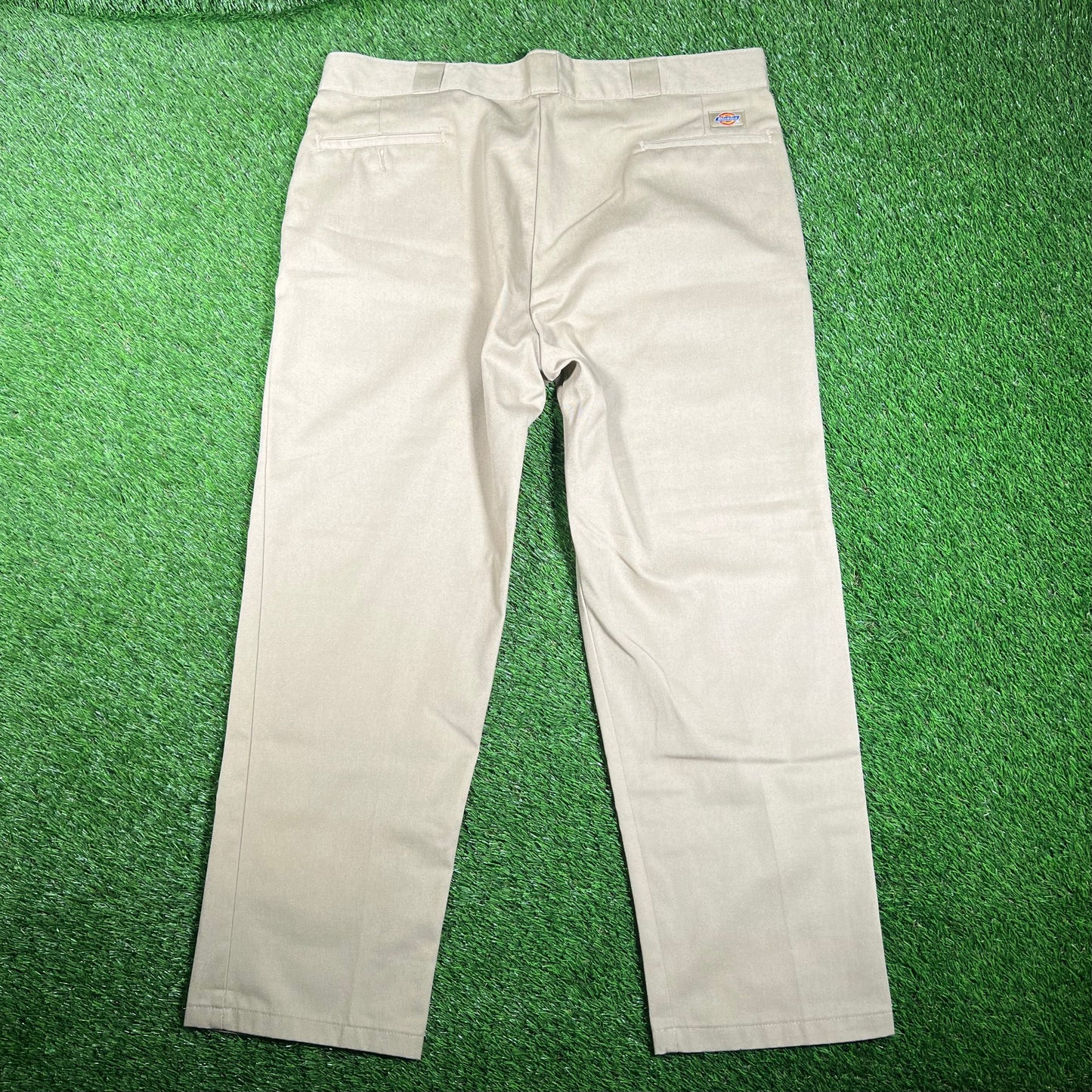 Dickies Straight Leg Tan Pants Size 40x30 USED v18081