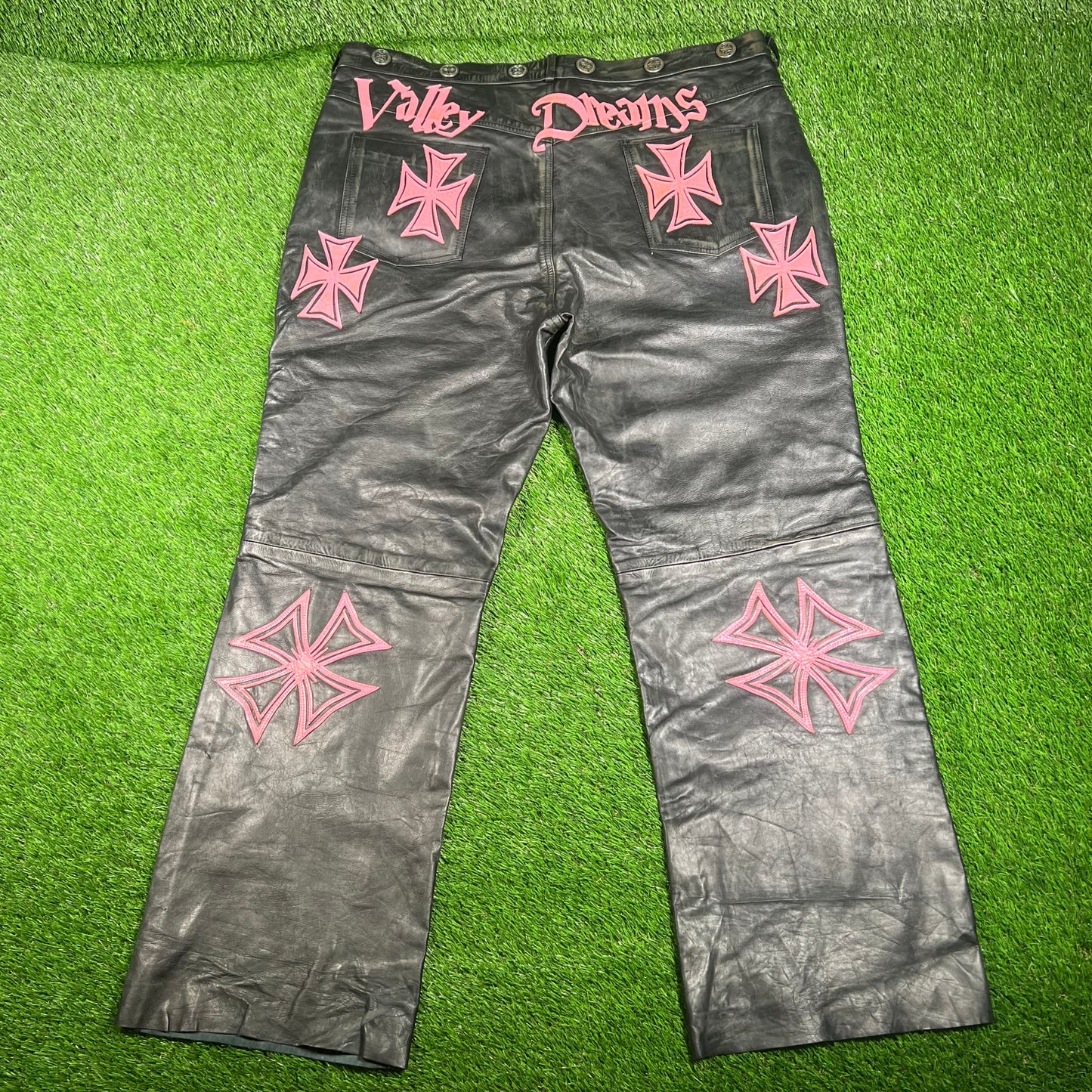 Vale Forever Leather Croxxx Pants Size 40 USED x15633