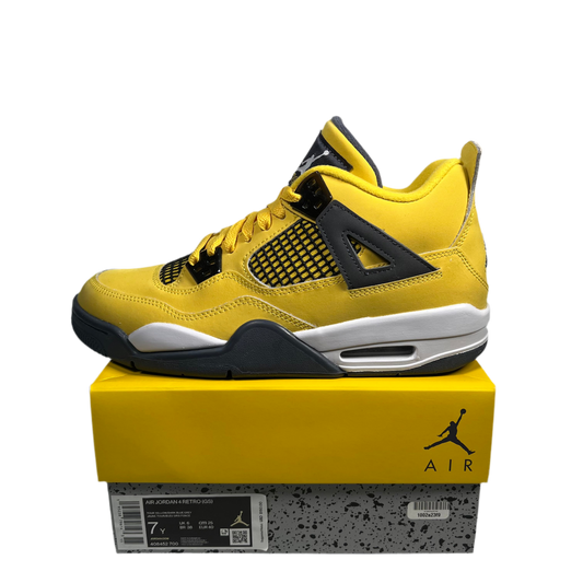 Jordan 4 Lightning (2021) Size 7y NEW s17688