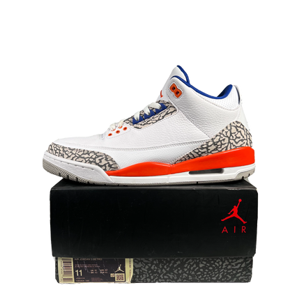 Jordan 3 Knicks (2019) Size 11 USED s19594