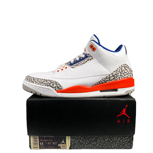 Jordan 3 Knicks (2019) Size 11 USED s19594