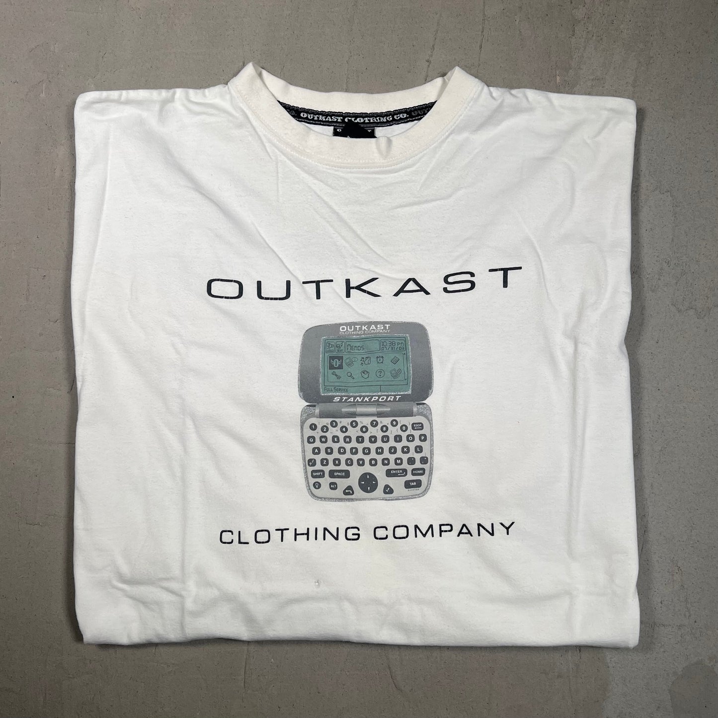 Outkast Clothing Company Stankport White Longsleeve Size XL USED v14640