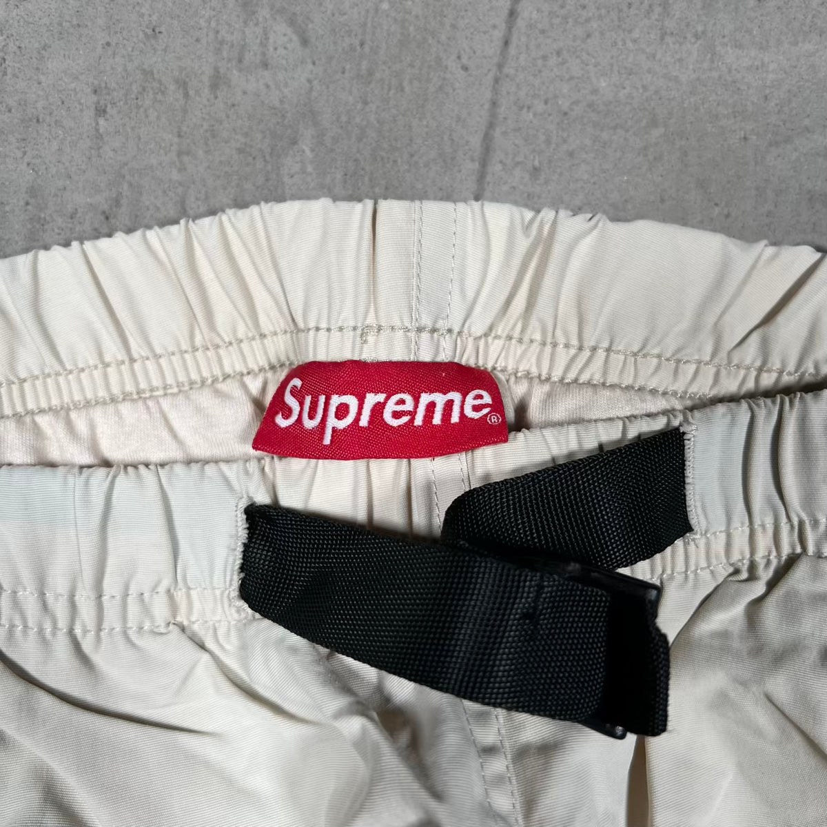 Supreme S Paneled Belted Track Pant Dusty Pink (2021) Size Large USED x18387